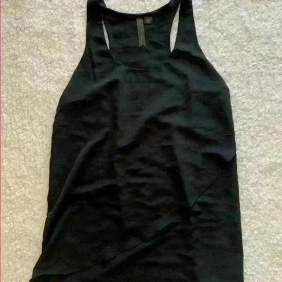 No Brand | Black lightweight layered racer back dress size medium - Picture 1 of 3
